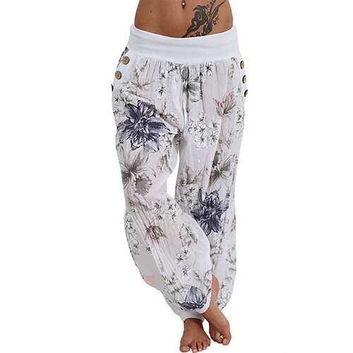 Women's Loungewear Bottom Nighty Flower Simple Comfort Home Bamboo Spring Summer White Black
Women's Loungewear Bottom Nighty Flower Simple Comfort Home Bamboo Spring Summer White Black
