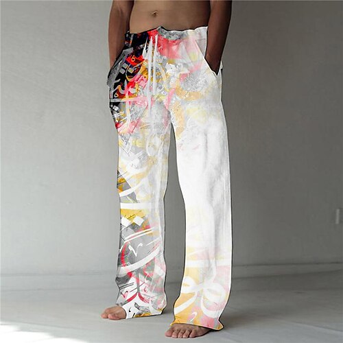 Men's Trousers Beach Pants 3D Print Elastic Drawstring Design Front Pocket Color Block Graphic Prints Comfort Soft Casual Daily Fashion Designer Green Purple
Men's Trousers Beach Pants 3D Print Elastic Drawstring Design Front Pocket Color Block Graphic Prints Comfort Soft Casual Daily Fashion Designer Green Purple