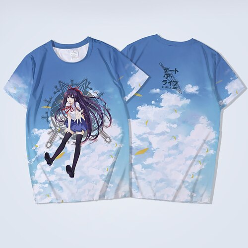 Inspired by Date A Live Tohka Yatogami Tokisaki Kurumi T-shirt Cartoon 100% Polyester Anime Harajuku Graphic Kawaii T-shirt For Men's / Women's / Couple's
Inspired by Date A Live Tohka Yatogami Tokisaki Kurumi T-shirt Cartoon 100% Polyester Anime Harajuku Graphic Kawaii T-shirt For Men's / Women's / Couple's
