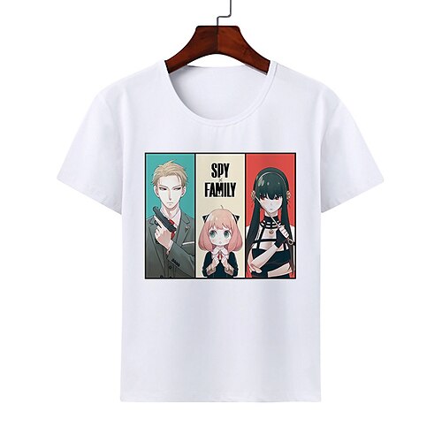 Inspired by SPY×FAMILY Loid Forger Yor Forger Anya Forger T-shirt Cartoon 100% Polyester Anime Harajuku Graphic Kawaii T-shirt For Men's / Women's / Couple's
Inspired by SPY×FAMILY Loid Forger Yor Forger Anya Forger T-shirt Cartoon 100% Polyester Anime Harajuku Graphic Kawaii T-shirt For Men's / Women's / Couple's