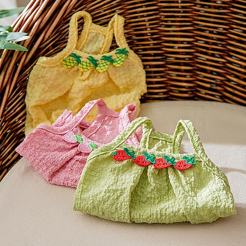 Dog Vest Strawberry Fashion Cute Casual / Daily Outdoor Dog Clothes Puppy Clothes Dog Outfits Breathable Green Yellow Rosy Pink Costume for Girl and Boy Dog Cotton S M L XL XXL
Dog Vest Strawberry Fashion Cute Casual / Daily Outdoor Dog Clothes Puppy Clothes Dog Outfits Breathable Green Yellow Rosy Pink Costume for Girl and Boy Dog Cotton S M L XL XXL