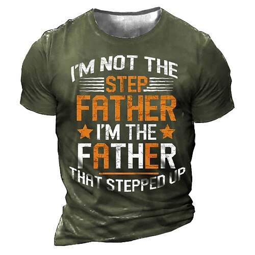 Men's Unisex T shirt 3D Print Graphic Prints Letter Crew Neck Street Daily Print Short Sleeve Tops Casual Designer Big and Tall Sports Black Army Green Dark Gray
Men's Unisex T shirt 3D Print Graphic Prints Letter Crew Neck Street Daily Print Short Sleeve Tops Casual Designer Big and Tall Sports Black Army Green Dark Gray