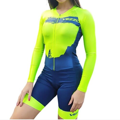 Women's Cycling Jersey with Shorts Triathlon Tri Suit Short Sleeve Mountain Bike MTB Road Bike Cycling Black Blue Bike Clothing Suit Breathable Quick Dry Sweat wicking Polyester Sports Clothing
Women's Cycling Jersey with Shorts Triathlon Tri Suit Short Sleeve Mountain Bike MTB Road Bike Cycling Black Blue Bike Clothing Suit Breathable Quick Dry Sweat wicking Polyester Sports Clothing