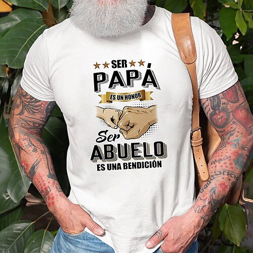 Men's Unisex T shirt Tee Hot Stamping Graphic Prints Hand Letter Crew Neck Street Daily Print Short Sleeve Tops Casual Designer Big and Tall Papa T Shirts White Black Navy Blue
Men's Unisex T shirt Tee Hot Stamping Graphic Prints Hand Letter Crew Neck Street Daily Print Short Sleeve Tops Casual Designer Big and Tall Papa T Shirts White Black Navy Blue
