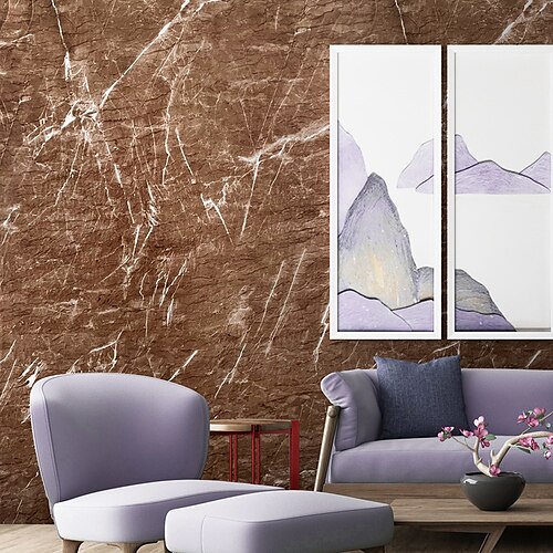 Self Adhesive PVC Waterproof Oil-Proof Brown Marble Wallpaper Contact Paper Wall Bathroom Kitchen Furniture Renovation Wall Sticker 10045cm
Self Adhesive PVC Waterproof Oil-Proof Brown Marble Wallpaper Contact Paper Wall Bathroom Kitchen Furniture Renovation Wall Sticker 10045cm