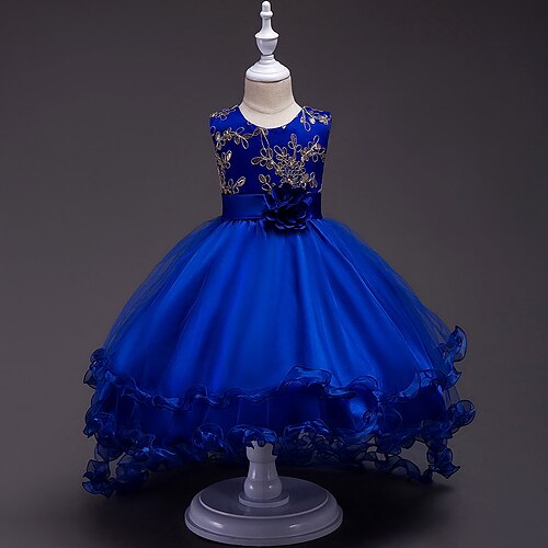 Kids Little Girls' Dress Flower Tulle Dress Performance Pegeant Ruffle Sparkle Green Blue Gray Midi Sleeveless Elegant Cute Dresses Fall Spring Slim 3-12 Years / Summer
Kids Little Girls' Dress Flower Tulle Dress Performance Pegeant Ruffle Sparkle Green Blue Gray Midi Sleeveless Elegant Cute Dresses Fall Spring Slim 3-12 Years / Summer