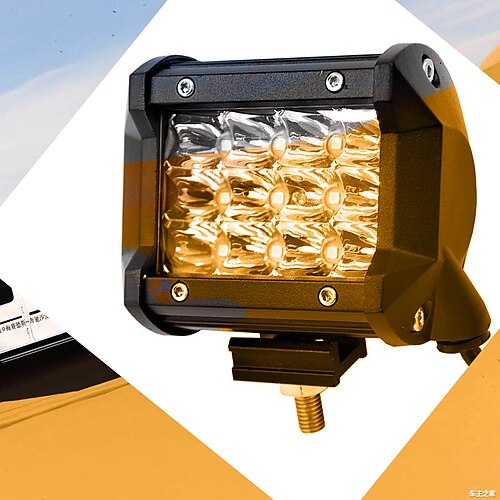 OTOLAMPARA 1 Pack LED Work Light 12-24V for Auto Motorcycle Truck Boat Tractor Trailer Offroad Working Light 36W LED Work Light Flood Light White Lightness
OTOLAMPARA 1 Pack LED Work Light 12-24V for Auto Motorcycle Truck Boat Tractor Trailer Offroad Working Light 36W LED Work Light Flood Light White Lightness