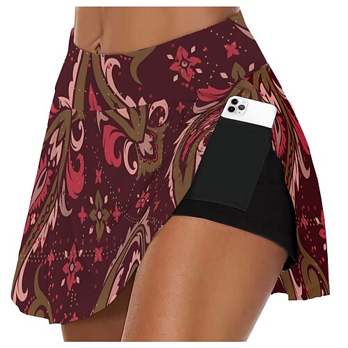 Women's Running Skirt Athletic Skorts Side Pockets 2 in 1 Bottoms Athletic Athleisure Breathable Quick Dry Moisture Wicking Fitness Gym Workout Running Sportswear Activewear Floral Green Light Green
Women's Running Skirt Athletic Skorts Side Pockets 2 in 1 Bottoms Athletic Athleisure Breathable Quick Dry Moisture Wicking Fitness Gym Workout Running Sportswear Activewear Floral Green Light Green