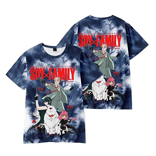 Inspired by SPY×FAMILY Loid Forger Yor Forger Anya Forger T-shirt Cartoon 100% Polyester Anime Harajuku Graphic Kawaii T-shirt For Men's / Women's / Couple's
Inspired by SPY×FAMILY Loid Forger Yor Forger Anya Forger T-shirt Cartoon 100% Polyester Anime Harajuku Graphic Kawaii T-shirt For Men's / Women's / Couple's