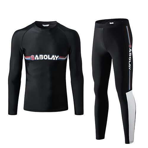 Men's Rash guard Swimsuit UV Sun Protection UPF50 Quick Dry Long Sleeve Diving Suit Swimsuit Swimming Surfing Beach Water Sports Printed Summer / Stretchy / Lightweight
Men's Rash guard Swimsuit UV Sun Protection UPF50 Quick Dry Long Sleeve Diving Suit Swimsuit Swimming Surfing Beach Water Sports Printed Summer / Stretchy / Lightweight