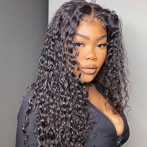 Unprocessed Virgin Hair 13x4 Lace Front Wig with Baby Hair Brazilian Hair Water Wave Natural Black Wigs with Natural Hairline Coloring With Bleached Knots
Unprocessed Virgin Hair 13x4 Lace Front Wig with Baby Hair Brazilian Hair Water Wave Natural Black Wigs with Natural Hairline Coloring With Bleached Knots