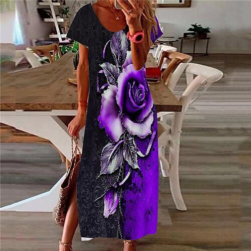 Mujer Vestido informal Vestido de cambio Verde Trébol Morado Naranja Manga Corta Floral Separado Primavera Verano Escote en Pico Holgado 2022 S M L XL XXL 3XL
Mujer Vestido informal Vestido de cambio Verde Trébol Morado Naranja Manga Corta Floral Separado Primavera Verano Escote en Pico Holgado 2022 S M L XL XXL 3XL