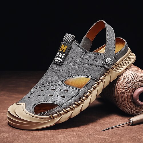 Men's Sandals Sneakers Loafers Slip-Ons Classic British Daily Office Career PU Booties / Ankle Boots Black Gray Brown Spring Summer
Men's Sandals Sneakers Loafers Slip-Ons Classic British Daily Office Career PU Booties / Ankle Boots Black Gray Brown Spring Summer