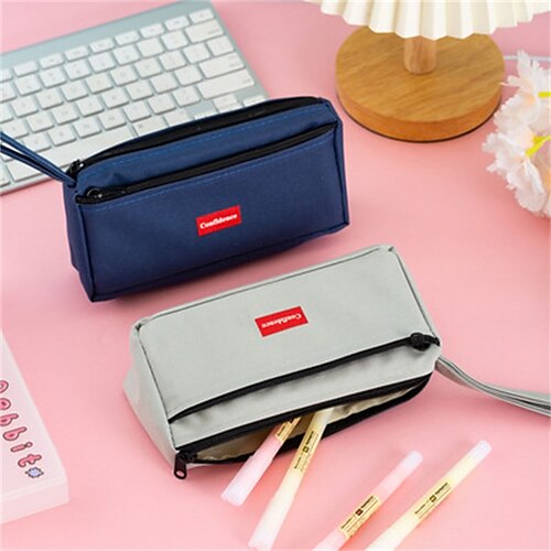 PencilCasePenPouchMarkerBag Wear-Resistant Multifunction With Zipper Canvas for School Office Student
PencilCasePenPouchMarkerBag Wear-Resistant Multifunction With Zipper Canvas for School Office Student