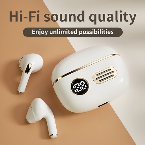 G09 True Wireless Headphones TWS Earbuds Bluetooth 5.2 Stereo with Charging Box Fast Charging for Apple Samsung Huawei Xiaomi MI Yoga Everyday Use Traveling Mobile Phone
G09 True Wireless Headphones TWS Earbuds Bluetooth 5.2 Stereo with Charging Box Fast Charging for Apple Samsung Huawei Xiaomi MI Yoga Everyday Use Traveling Mobile Phone