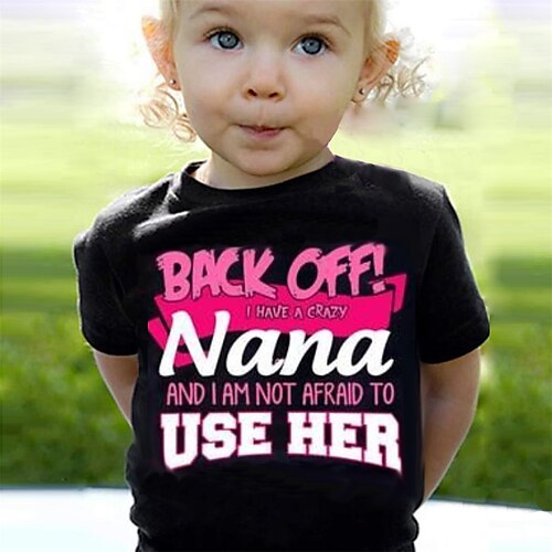 Kids Girls' T shirt Letter Outdoor 3D Print Short Sleeve Crewneck Active 3-12 Years Spring Black
Kids Girls' T shirt Letter Outdoor 3D Print Short Sleeve Crewneck Active 3-12 Years Spring Black