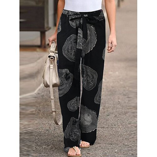 Women's Chinos Pants Trousers Faux Linen White Black Mid Waist Fashion Casual Weekend Print Full Length Comfort Tree S M L XL XXL / Loose Fit
Women's Chinos Pants Trousers Faux Linen White Black Mid Waist Fashion Casual Weekend Print Full Length Comfort Tree S M L XL XXL / Loose Fit
