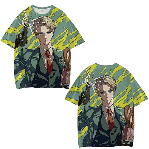 Inspired by SPY×FAMILY Loid Forger Yor Forger Anya Forger T-shirt Cartoon 100% Polyester Anime Harajuku Graphic Kawaii T-shirt For Men's / Women's / Couple's
Inspired by SPY×FAMILY Loid Forger Yor Forger Anya Forger T-shirt Cartoon 100% Polyester Anime Harajuku Graphic Kawaii T-shirt For Men's / Women's / Couple's