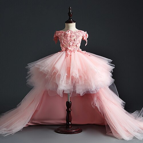 Kids Little Girls' Dress Solid Colored A Line Dress Party Performance Beaded Embroidered Mesh Pink Asymmetrical Short Sleeve Princess Sweet Dresses Spring Summer Regular Fit 3-12 Years
Kids Little Girls' Dress Solid Colored A Line Dress Party Performance Beaded Embroidered Mesh Pink Asymmetrical Short Sleeve Princess Sweet Dresses Spring Summer Regular Fit 3-12 Years