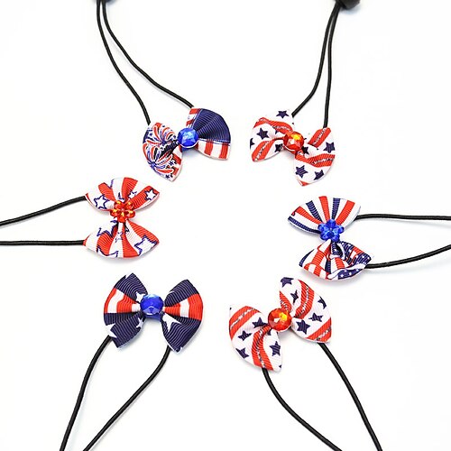 6Pcs 4th of July Dog Hair Bows Patriotic Independence Day Dog Bows Blue Red White Pet Puppy Cat Hair Bows with Rubber Bands Dog Grooming Mixed Styles Hair Accessories
6Pcs 4th of July Dog Hair Bows Patriotic Independence Day Dog Bows Blue Red White Pet Puppy Cat Hair Bows with Rubber Bands Dog Grooming Mixed Styles Hair Accessories