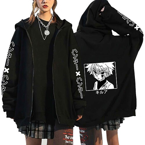 Inspired by Hunter X Hunter Killua Zoldyck Anime Cartoon 100% Polyester Anime Harajuku Graphic Kawaii Outerwear For Men's / Women's / Couple's
Inspired by Hunter X Hunter Killua Zoldyck Anime Cartoon 100% Polyester Anime Harajuku Graphic Kawaii Outerwear For Men's / Women's / Couple's