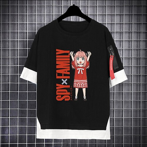 Inspired by SPY×FAMILY Loid Forger Yor Forger Anya Forger Cosplay Costume T-shirt Polyester / Cotton Blend Pattern Harajuku Graphic Kawaii T-shirt For Men's / Women's / Couple's
Inspired by SPY×FAMILY Loid Forger Yor Forger Anya Forger Cosplay Costume T-shirt Polyester / Cotton Blend Pattern Harajuku Graphic Kawaii T-shirt For Men's / Women's / Couple's