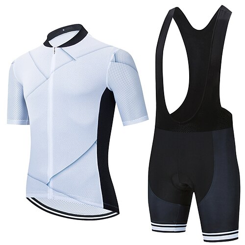 Men's Short Sleeve Cycling Jersey with Bib Shorts Blue Bike 3D Pad Breathable Quick Dry Sports Graphic Clothing Apparel
Men's Short Sleeve Cycling Jersey with Bib Shorts Blue Bike 3D Pad Breathable Quick Dry Sports Graphic Clothing Apparel
