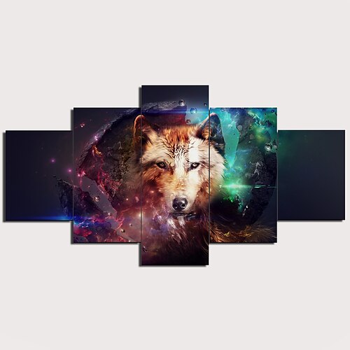 5 Panels Wall Art Canvas Prints Posters Painting Animals Wolf Modern Traditional Artwork Picture Home Decoration Décor Rolled Canvas No Frame Unframed Unstretched
5 Panels Wall Art Canvas Prints Posters Painting Animals Wolf Modern Traditional Artwork Picture Home Decoration Décor Rolled Canvas No Frame Unframed Unstretched