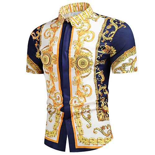 Men's Shirt Graphic Tribal Turndown Street Casual Button-Down Short Sleeve Tops Casual Fashion Breathable Comfortable Purple Brown Navy Blue
Men's Shirt Graphic Tribal Turndown Street Casual Button-Down Short Sleeve Tops Casual Fashion Breathable Comfortable Purple Brown Navy Blue