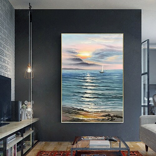 Handmade Oil Painting CanvasWall Art DecorationAbstract Knife PaintingSeascape For Home Decor Stretched Frame Hanging Painting
Handmade Oil Painting CanvasWall Art DecorationAbstract Knife PaintingSeascape For Home Decor Stretched Frame Hanging Painting