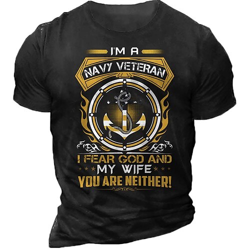 Men's Unisex T shirt 3D Print Graphic Prints Anchor Letter Crew Neck Street Daily Print Short Sleeve Tops Casual Designer Big and Tall Sports Black Army Green Dark Gray
Men's Unisex T shirt 3D Print Graphic Prints Anchor Letter Crew Neck Street Daily Print Short Sleeve Tops Casual Designer Big and Tall Sports Black Army Green Dark Gray
