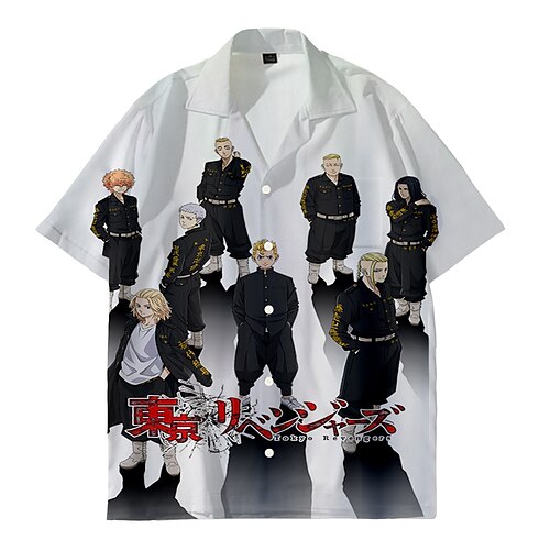 Inspired by Tokyo Revengers Draken Mikey Anime Cartoon Polyster Anime 3D Harajuku Graphic Shirt For Men's / Women's / Couple's
Inspired by Tokyo Revengers Draken Mikey Anime Cartoon Polyster Anime 3D Harajuku Graphic Shirt For Men's / Women's / Couple's