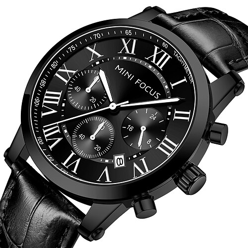 MINI FOCUS Quartz Watch for Men Analog Quartz Stylish Stylish Waterproof Calendar Alloy PU Leather Fashion
MINI FOCUS Quartz Watch for Men Analog Quartz Stylish Stylish Waterproof Calendar Alloy PU Leather Fashion
