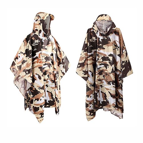 Industries Military Style Poncho Multi Use Rip Stop Camouflage Rain Poncho Unisex Raincoat for Hiking Camping Fishing
Industries Military Style Poncho Multi Use Rip Stop Camouflage Rain Poncho Unisex Raincoat for Hiking Camping Fishing