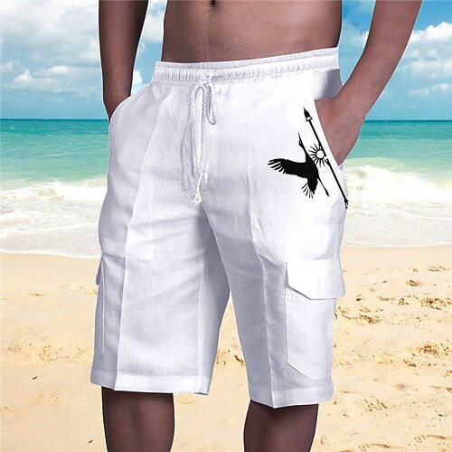 Men's Designer Stylish Shorts Cargo Shorts Drawstring Elastic Waist Multiple Pockets Short Pants Sports Outdoor Daily Graphic Prints Bird Comfort Breathable Mid Waist Green White Blue S M L XL XXL
Men's Designer Stylish Shorts Cargo Shorts Drawstring Elastic Waist Multiple Pockets Short Pants Sports Outdoor Daily Graphic Prints Bird Comfort Breathable Mid Waist Green White Blue S M L XL XXL