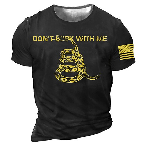 Men's Unisex T shirt Tee 3D Print Graphic Prints Snake Letter Crew Neck Street Daily Print Short Sleeve Tops Casual Designer Big and Tall Sports Black Army Green Dark Gray
Men's Unisex T shirt Tee 3D Print Graphic Prints Snake Letter Crew Neck Street Daily Print Short Sleeve Tops Casual Designer Big and Tall Sports Black Army Green Dark Gray