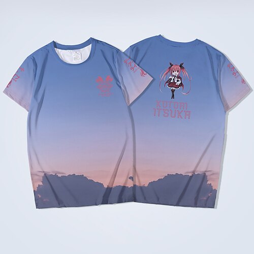 Inspired by Date A Live Tohka Yatogami Tokisaki Kurumi T-shirt Cartoon 100% Polyester Anime Harajuku Graphic Kawaii T-shirt For Men's / Women's / Couple's
Inspired by Date A Live Tohka Yatogami Tokisaki Kurumi T-shirt Cartoon 100% Polyester Anime Harajuku Graphic Kawaii T-shirt For Men's / Women's / Couple's