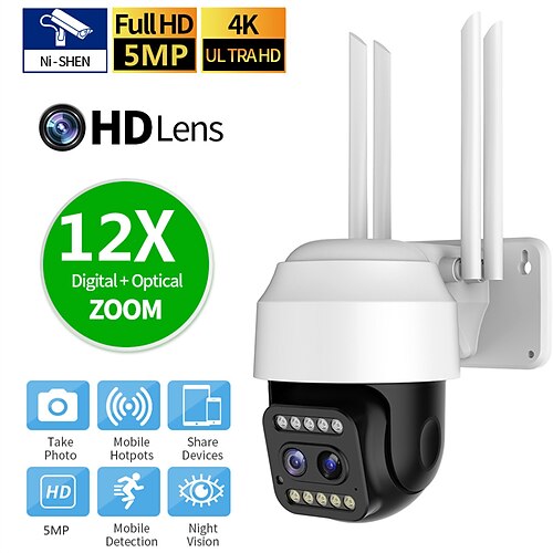 

360 Degree Panoramic Rotating Home Lamp Head Surveillance Camera HD Night Vision Bulb Network Indoor Monitor