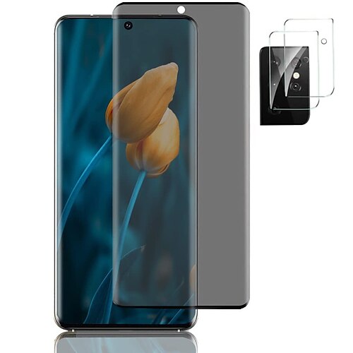 1 Pack Galaxy S21 Ultra Privacy Screen Protection 2 Camera Lens Protection Films 9H Hardness 3D Full CoverageAnti-Spy Tempered Glass Suitable for Samsung Galaxy S21 Ultra 5G (6.8)
1 Pack Galaxy S21 Ultra Privacy Screen Protection 2 Camera Lens Protection Films 9H Hardness 3D Full CoverageAnti-Spy Tempered Glass Suitable for Samsung Galaxy S21 Ultra 5G (6.8)
