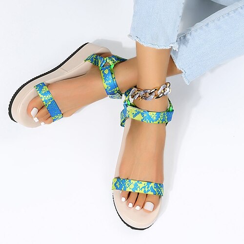 Mujer Sandalias Sandalias de plataforma Tallas Grandes Diario Verano Plataforma Puntera abierta Casual Minimalismo Sintéticos Cinta Color sólido Negro Fucsia Verde
Mujer Sandalias Sandalias de plataforma Tallas Grandes Diario Verano Plataforma Puntera abierta Casual Minimalismo Sintéticos Cinta Color sólido Negro Fucsia Verde