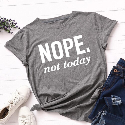 T shirt Tee Femme Bleu Ciel Noir Jaune Lettre Imprimer Manche Courte Casual du quotidien basique Col Rond Normal Coton S
T shirt Tee Femme Bleu Ciel Noir Jaune Lettre Imprimer Manche Courte Casual du quotidien basique Col Rond Normal Coton S