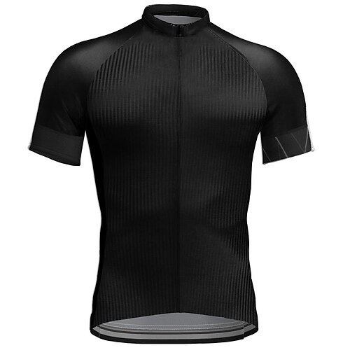 21Grams Men's Cycling Jersey Short Sleeve Bike Top with 3 Rear Pockets Mountain Bike MTB Road Bike Cycling Breathable Quick Dry Moisture Wicking Reflective Strips Black Polyester Spandex Sports
21Grams Men's Cycling Jersey Short Sleeve Bike Top with 3 Rear Pockets Mountain Bike MTB Road Bike Cycling Breathable Quick Dry Moisture Wicking Reflective Strips Black Polyester Spandex Sports