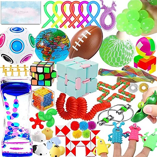 Squishies Jumbo Squishies Sensory Fidget Toy Sensory Fidget Toys Set Stress Reliever 54 pcs Portable Gift Cute Stress and Anxiety Relief Flexible Slow Rising For Teen Adults' Boys and Girls Work
Squishies Jumbo Squishies Sensory Fidget Toy Sensory Fidget Toys Set Stress Reliever 54 pcs Portable Gift Cute Stress and Anxiety Relief Flexible Slow Rising For Teen Adults' Boys and Girls Work