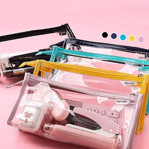 PencilCasePenPouchMarkerBag Waterproof Wear-Resistant Transparent TPU for School Office Student
PencilCasePenPouchMarkerBag Waterproof Wear-Resistant Transparent TPU for School Office Student