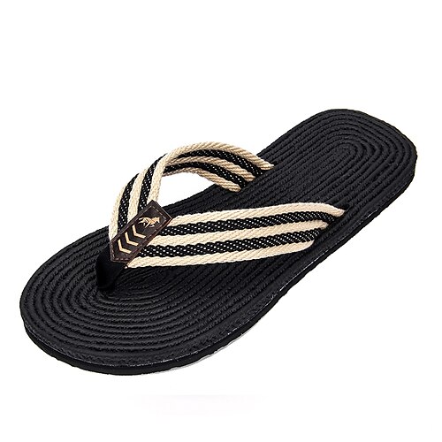 Men's Slippers Flip-Flops Boho Bohemia Beach Casual Beach Daily Beach Canvas Black Red Brown Striped Spring Summer
Men's Slippers Flip-Flops Boho Bohemia Beach Casual Beach Daily Beach Canvas Black Red Brown Striped Spring Summer