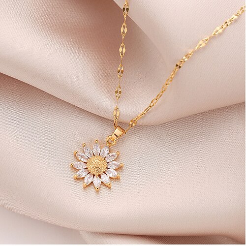 Pendant Necklace Women's Titanium Steel Boho Gold 45 cm Necklace Jewelry 1pc for Daily
Pendant Necklace Women's Titanium Steel Boho Gold 45 cm Necklace Jewelry 1pc for Daily