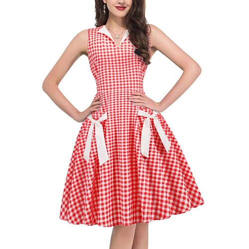 Audrey Hepburn Rétro Vintage 1950s robe de vacances Robe trapèze Robe évasée Femme Costume Vintage Cosplay Casual Quotidien Robe Mascarade
Audrey Hepburn Rétro Vintage 1950s robe de vacances Robe trapèze Robe évasée Femme Costume Vintage Cosplay Casual Quotidien Robe Mascarade