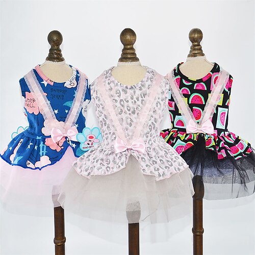 Dog Clothes Printed Tutu Skirt Pet Spring and Summer Dress Teddy Poodle Small Dog Princess Dress
Dog Clothes Printed Tutu Skirt Pet Spring and Summer Dress Teddy Poodle Small Dog Princess Dress