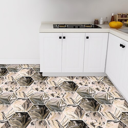 10pcs Geometric Hexagonal Tile Stickers Bathroom Kitchen Wall Stickers Non-slip Floor Stickers
10pcs Geometric Hexagonal Tile Stickers Bathroom Kitchen Wall Stickers Non-slip Floor Stickers
