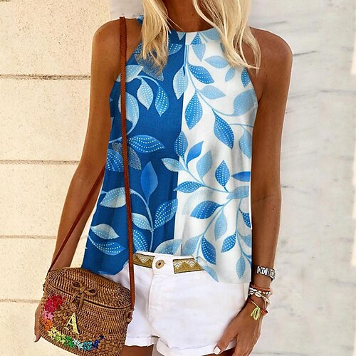 Women's Tank Top Camis Green Blue Red Leaves Print Sleeveless Daily Holiday Streetwear Casual Round Neck Regular Floral S / 3D Print
Women's Tank Top Camis Green Blue Red Leaves Print Sleeveless Daily Holiday Streetwear Casual Round Neck Regular Floral S / 3D Print